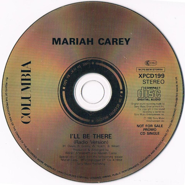 Mariah Carey - I'll Be There (MTV Unplugged) | Releases | Discogs