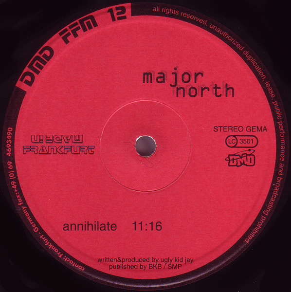 Major North – Annihilate (1996, Vinyl) - Discogs