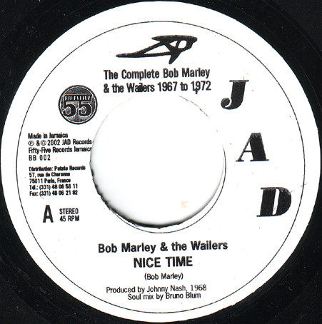 Bob Marley & The Wailers – Nice Time (2002, Vinyl) - Discogs