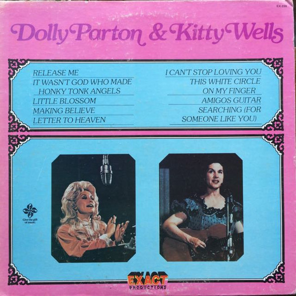 Dolly Parton & Kitty Wells – Dolly Parton & Kitty Wells (1980, Vinyl ...