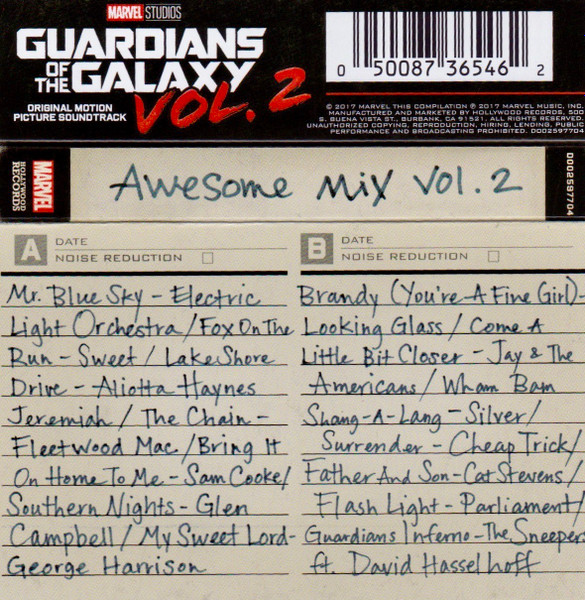 Vol. 2 Guardians of the Galaxy: Awesome Mix Vol. 2 (Original