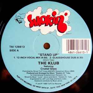 anbefale Modstand skab The Klub Featuring Crystal Glass - Stand Up | Releases | Discogs