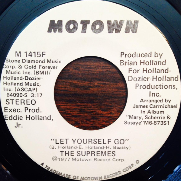 The Supremes – Let Yourself Go (1977, Vinyl) - Discogs