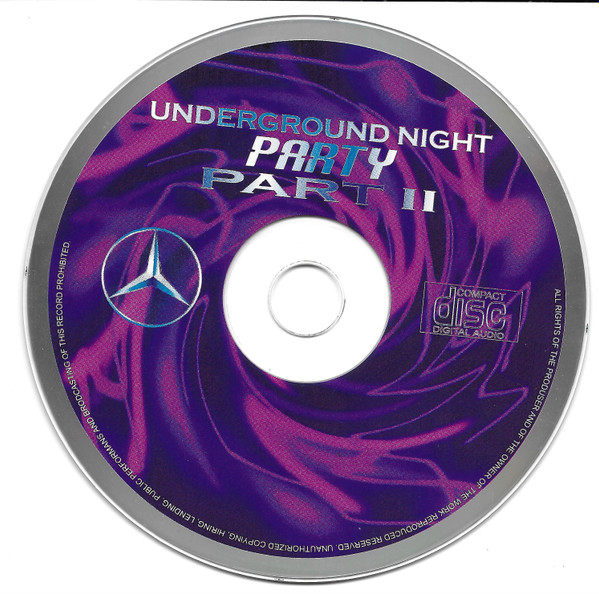 Underground Night Party Part II (2001, CD) - Discogs