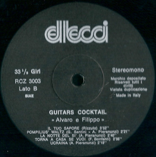 Album herunterladen Alvaro E Filippo - Guitars Cocktail