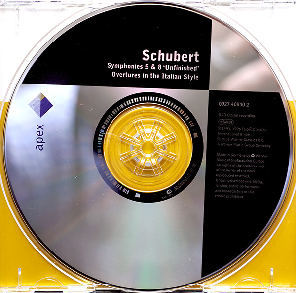 last ned album Schubert, Nikolaus Harnoncourt, Royal Concertgebouw Orchestra - Symphonies No 5 No 8 Unfinished Overtures In The Italian Style