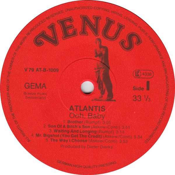 baixar álbum Atlantis - Ooh Baby