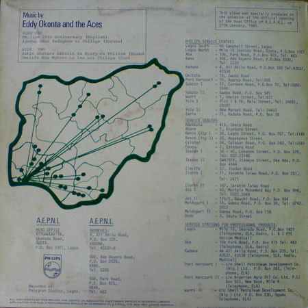 baixar álbum Eddy Okonta And The Aces - Philips In Nigeria