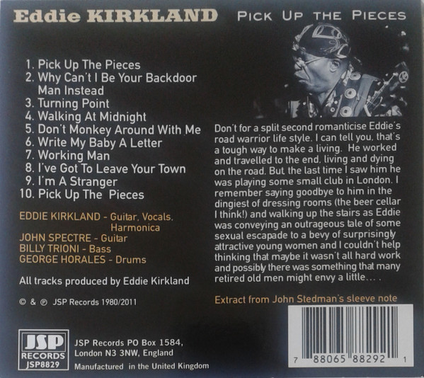 descargar álbum Eddie Kirkland - Pick Up The Pieces