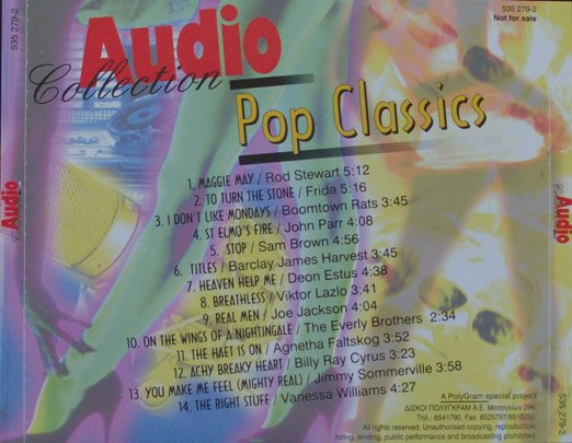 ladda ner album Various - Audio Collection Pop Classics