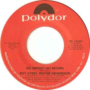 Roy Ayers - No Deposit No Return album cover