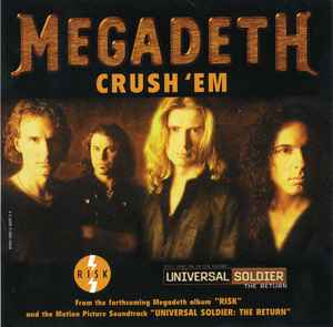 Megadeth – Crush 'Em (1999, CD) - Discogs