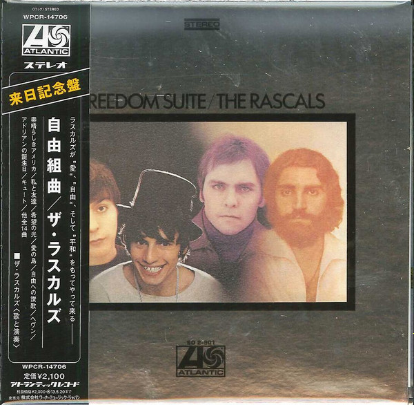 The Rascals – Freedom Suite (2012, Paper Sleeve, CD) - Discogs