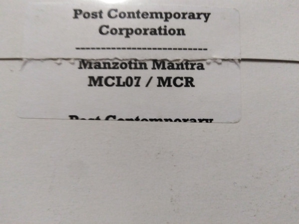 last ned album Post Contemporary Corporation - Manzotin Mantra