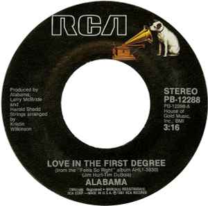 Love In The First Degree - Alabama