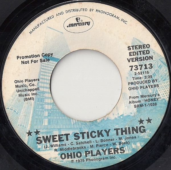 Ohio Players – Sweet Sticky Thing / Alone (1975, Vinyl) - Discogs