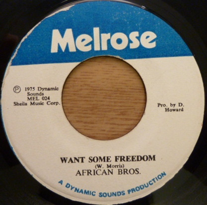 African Brothers – Want Some Freedom (1975, Vinyl) - Discogs