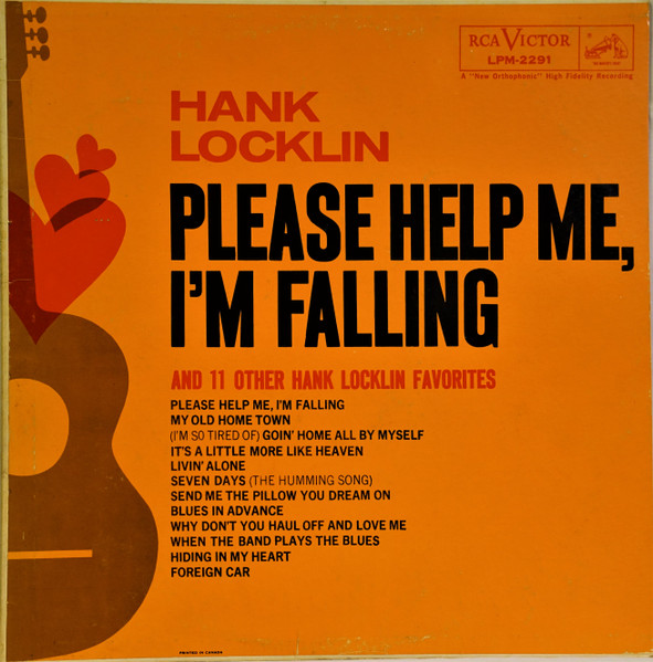 Hank Locklin – Please Help Me, I'm Falling (1960, Vinyl) - Discogs