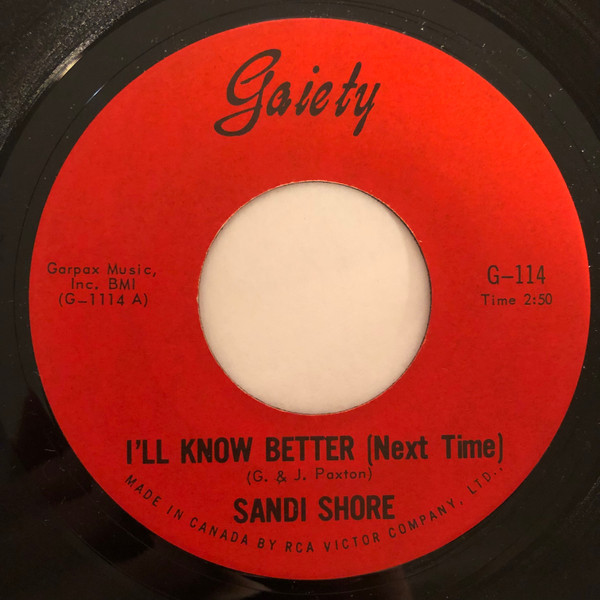 Sandi Shore – I'll Know Better (Next Time) (1966, Vinyl) - Discogs