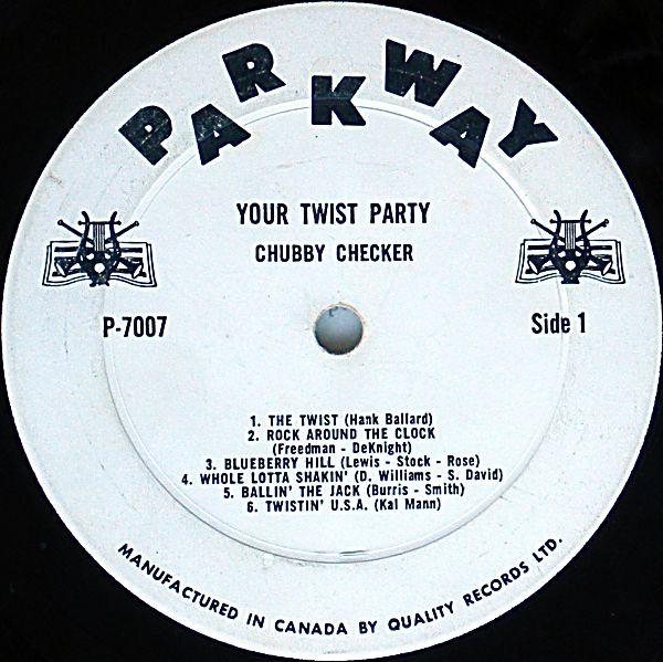 Chubby Checker - Your Twist Party With The King Of Twist | Parkway (P 7007) - 3