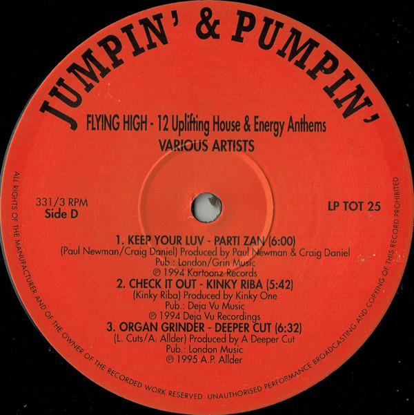 descargar álbum Various - Flying High 12 Uplifting House And Energy Club Anthems