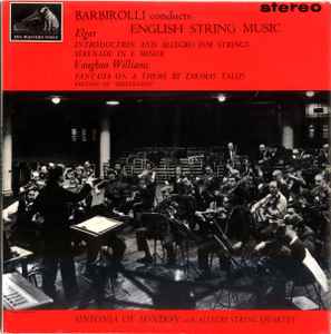 Sir Edward Elgar - Barbirolli Conducts English String Music album cover