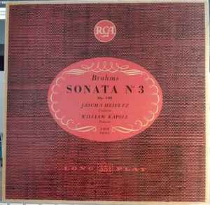 Johannes Brahms - Sonata Nº 3, Op. 108 album cover