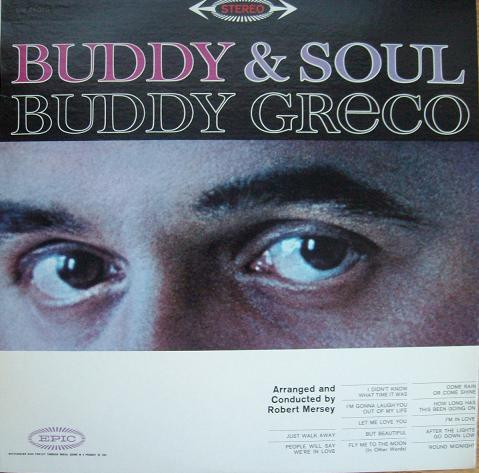 Buddy Greco – Buddy & Soul (1962, Vinyl) - Discogs