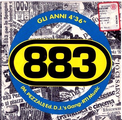 883 - Gli Anni (Vinyl, Italy, 1996) For Sale