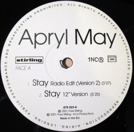 descargar álbum Apryl May - Stay