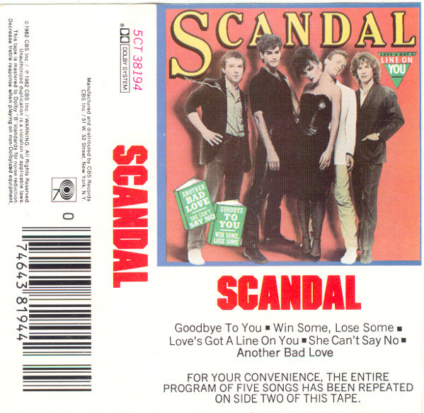 Scandal - Scandal | Releases | Discogs