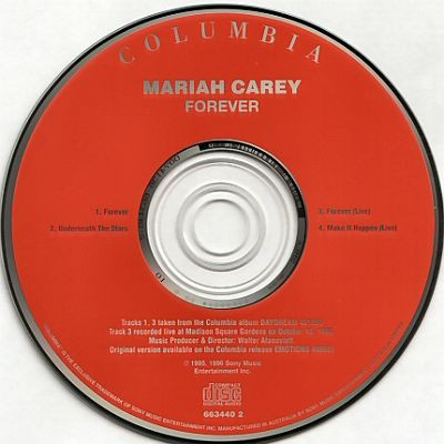 Mariah Carey – Forever (1996, CD) - Discogs