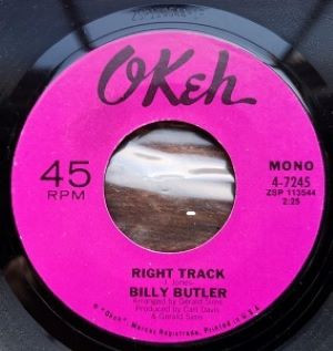 1966 Billy Butler Right Track LP Okeh Mono Soul Album 