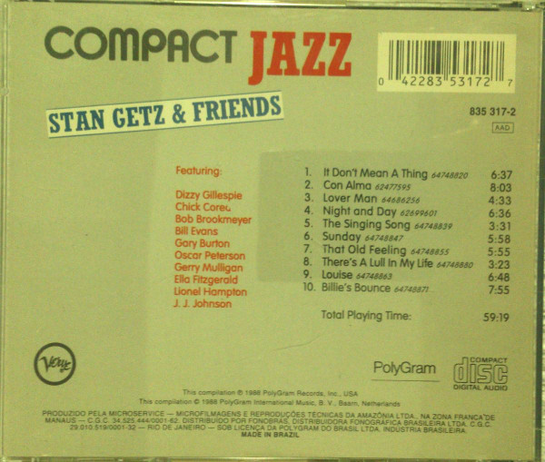 baixar álbum Stan Getz - Stan Getz Friends