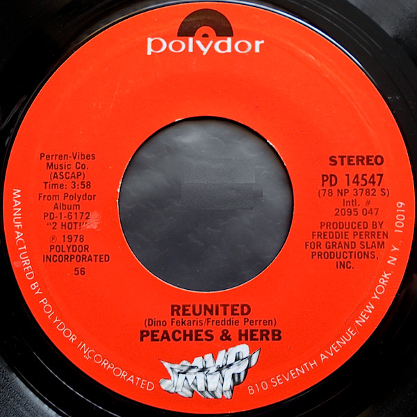 Peaches & Herb Vinyl Record Albums