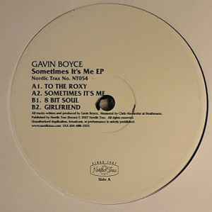 Gavin Boyce - Sometimes It's Me EP album cover