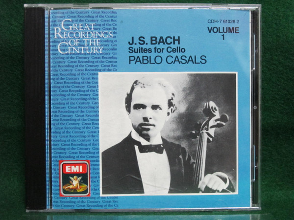 J.S. Bach, Pablo Casals – Suites For Cello, Volume 1 (1988, CD 