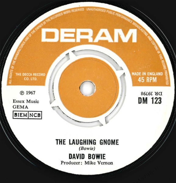 David Bowie – The Laughing Gnome (1967, Inverted Label Matrix 