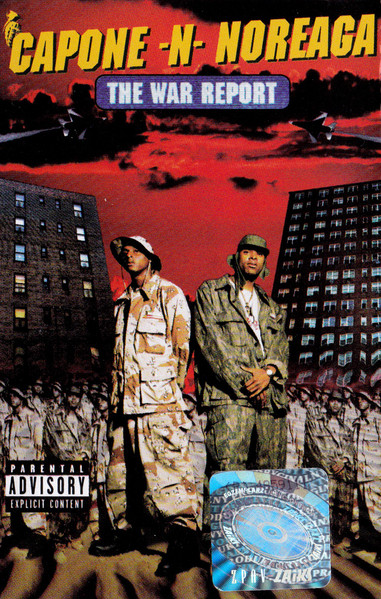 Capone-N-Noreaga – The War Report (2021, Clear with Red & Blue 