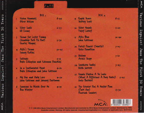 Album herunterladen Various - Impulse Jazz The First 30 Years
