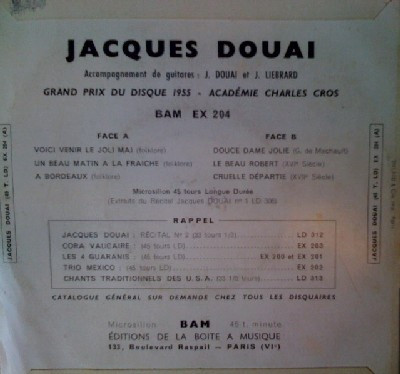 télécharger l'album Jacques Douai - Voici Venir Le Joli Mai