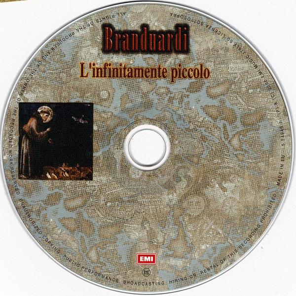 last ned album Angelo Branduardi - Linfinitamente Piccolo 11 Canzoni Su Testi Tratti Dalle Fonti Francescane