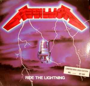 Metallica – Ride The Lightning (1989, Red Logo, Vinyl) - Discogs