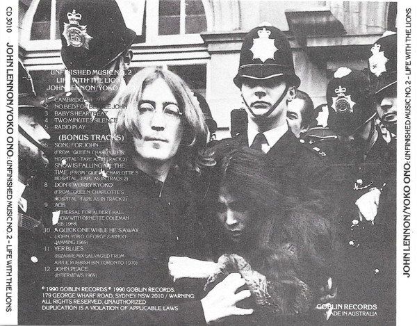 John Lennon / Yoko Ono - Unfinished Music No. 2: Life With The