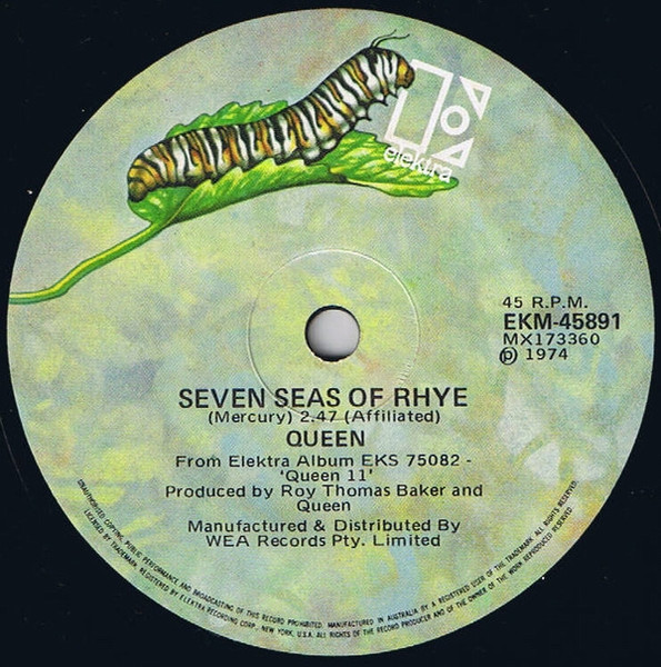 Queen – 輝ける7つの海 = The Seven Seas Of Rhye (1974, Vinyl) - Discogs