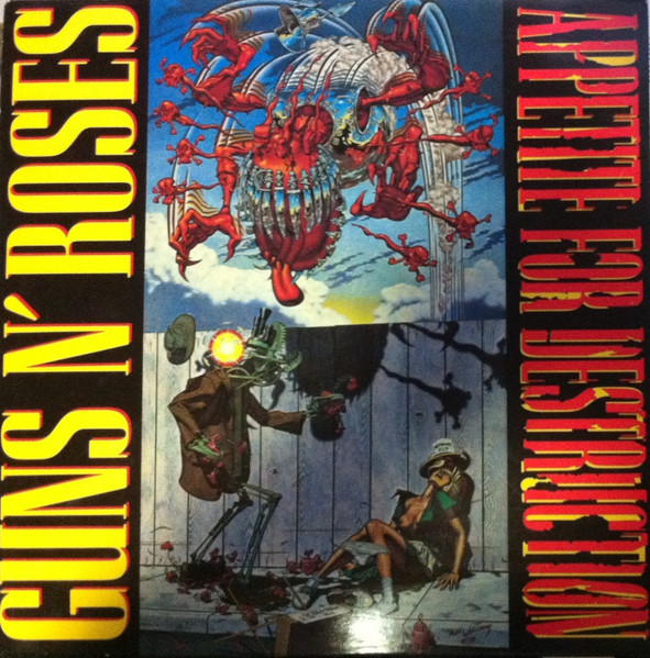  Guns N' Roses - Appetite For Destruction - 12 vinyl LP -  original 1987 Record Club edition Geffen GHS 24148: CDs y Vinilo