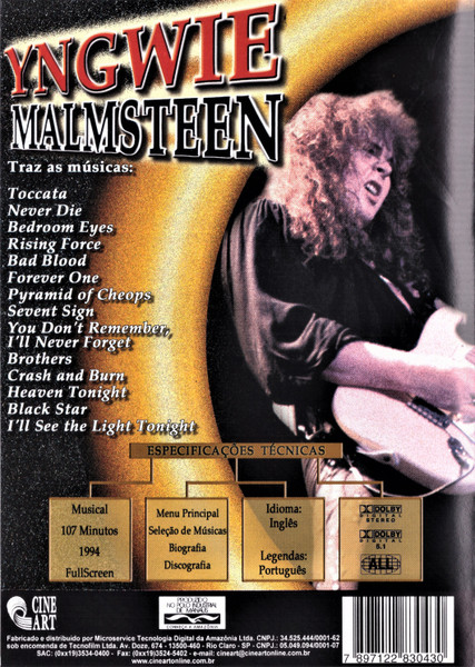 Yngwie Malmsteen - Live At Budokan | Releases | Discogs