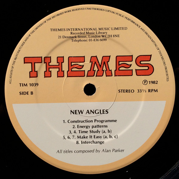 Album herunterladen Alan Parker - New Angles
