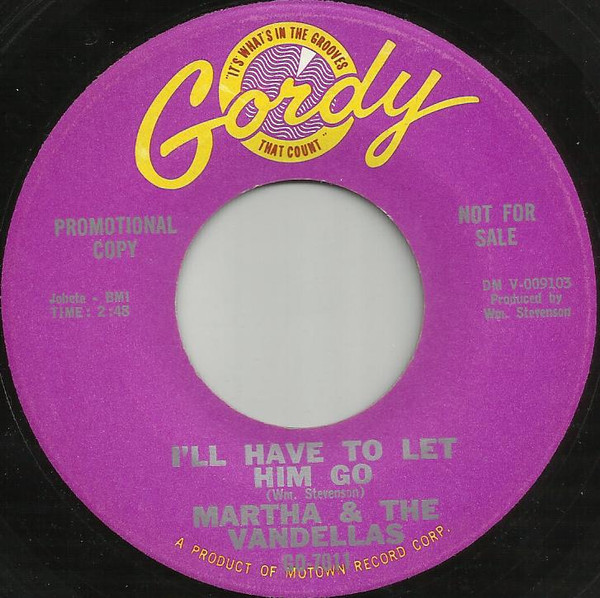 descargar álbum Martha And The Vandellas - Ill Have To Let Him Go