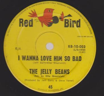 The Jelly Beans – I Wanna Love Him So Bad / So Long (1964, Vinyl